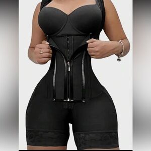 SHEIN Black Shapewear Bodysuit